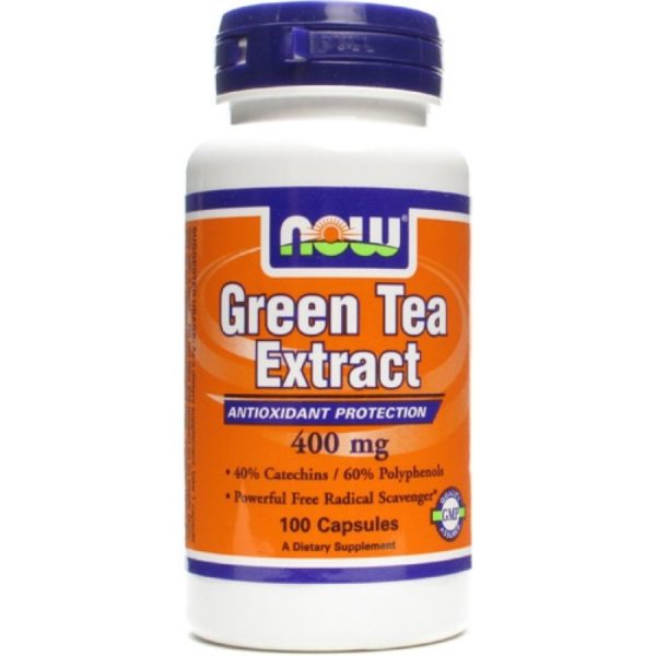 NOW EGCg green Tea Extract - Экстракт зелёного чая в капсулах - БАД