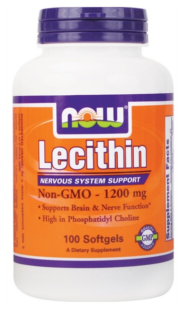 NOW Lecithin 1200 mg - Лецитин 100 капс NOW Lecithin 1200 mg - Лецитин 100 капс
